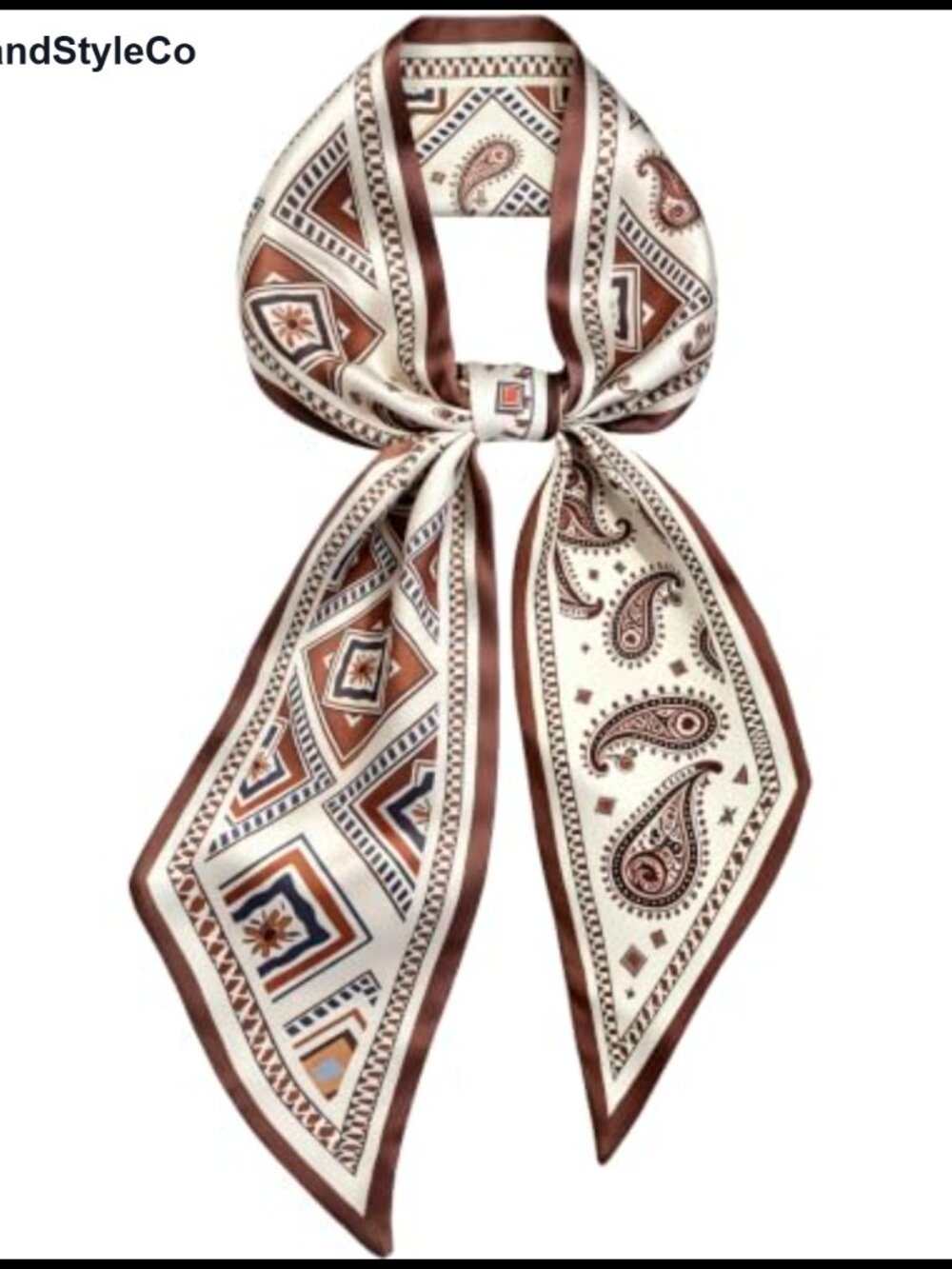 Satin Silk Hair Scarf Neck Purse Scarf Women Lightweight